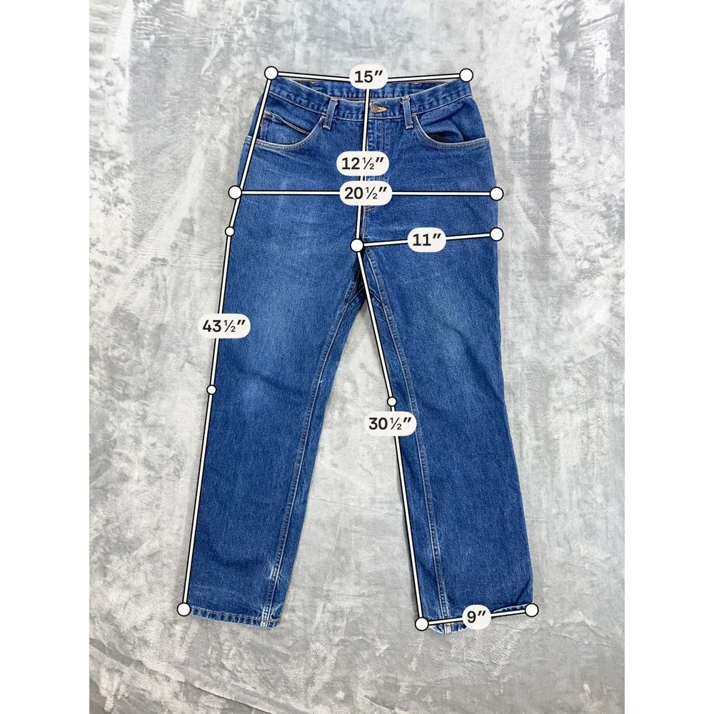 All American Clothing Bootcut Jeans Mens Size 32x32 Blue Denim Pants Made in USA